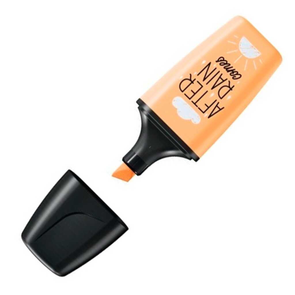 rotulador mini flu. past. naranja palido