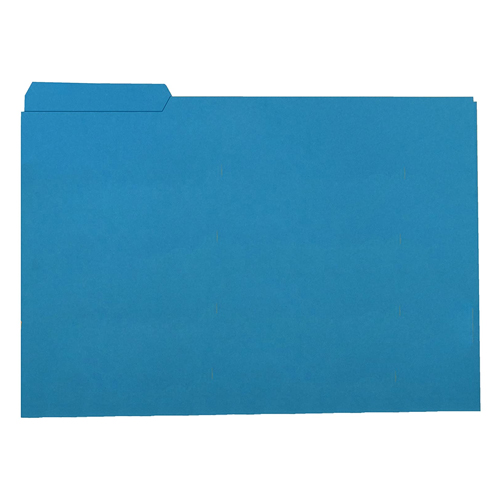 subcarpeta a4 c/pesta¥a lateral azul