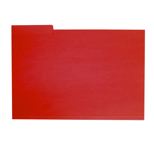 subcarpeta a4 c/pesta¥a lateral roja