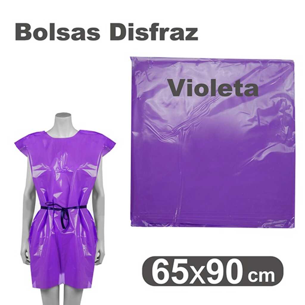 bossa plastic disfresses 65x90cm violeta