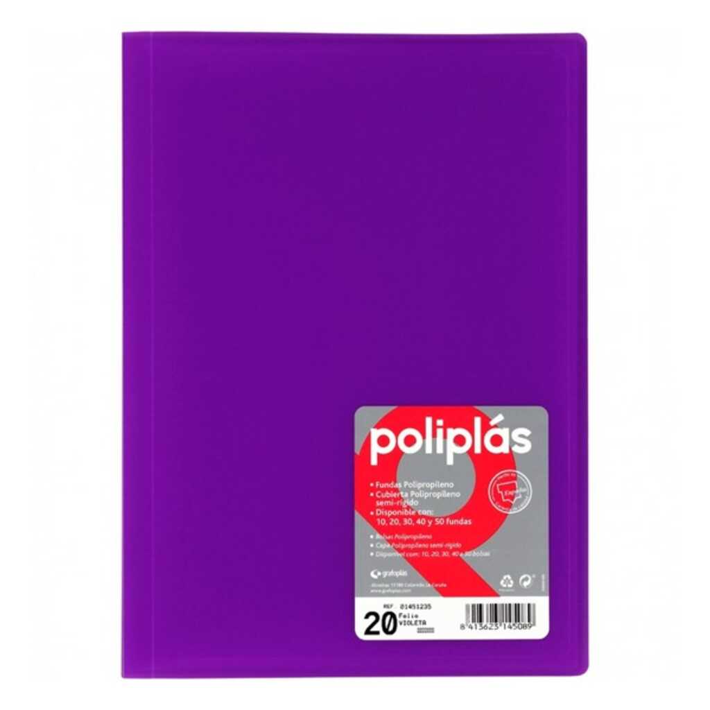 carpeta poliplas 20 fundas transl lava