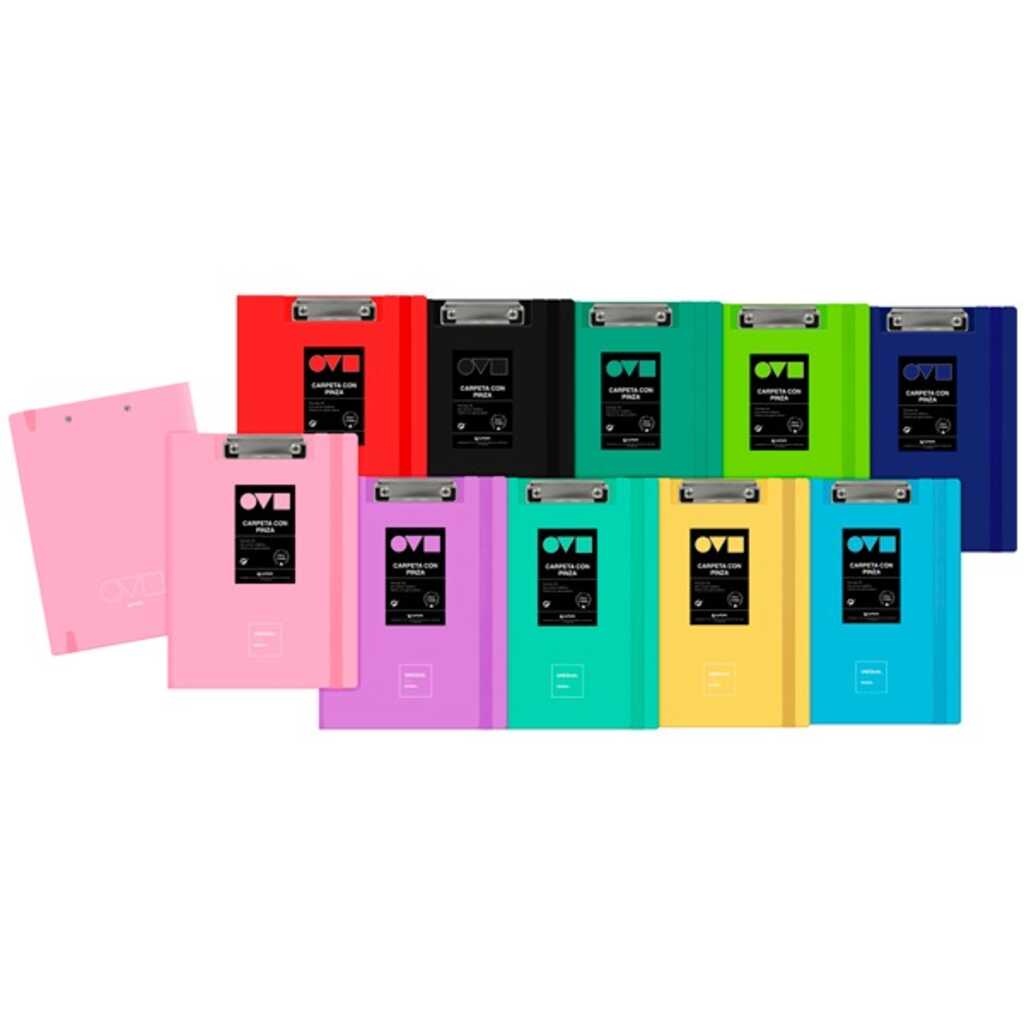 carpeta miniclip sup. a4 uneq. minimal