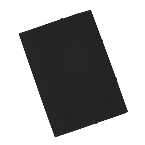 carp.plastico c/goma y solapas negra