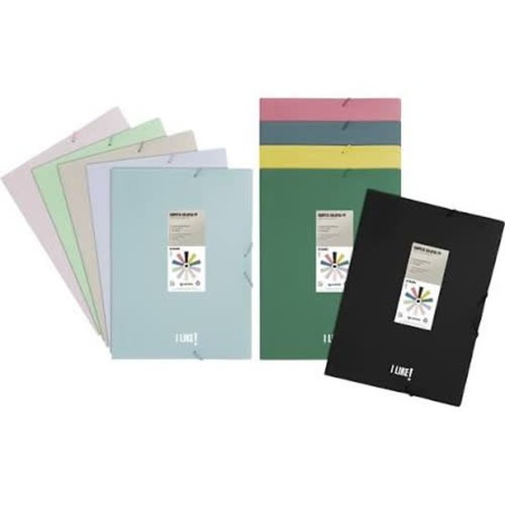 carpeta plastico fâ§c/solapas like3 surti
