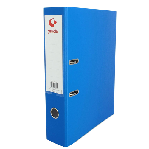 archivador folio 2 anillas pal 45mm azul