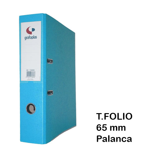 archivador t.folio 2an 65mm azul claro