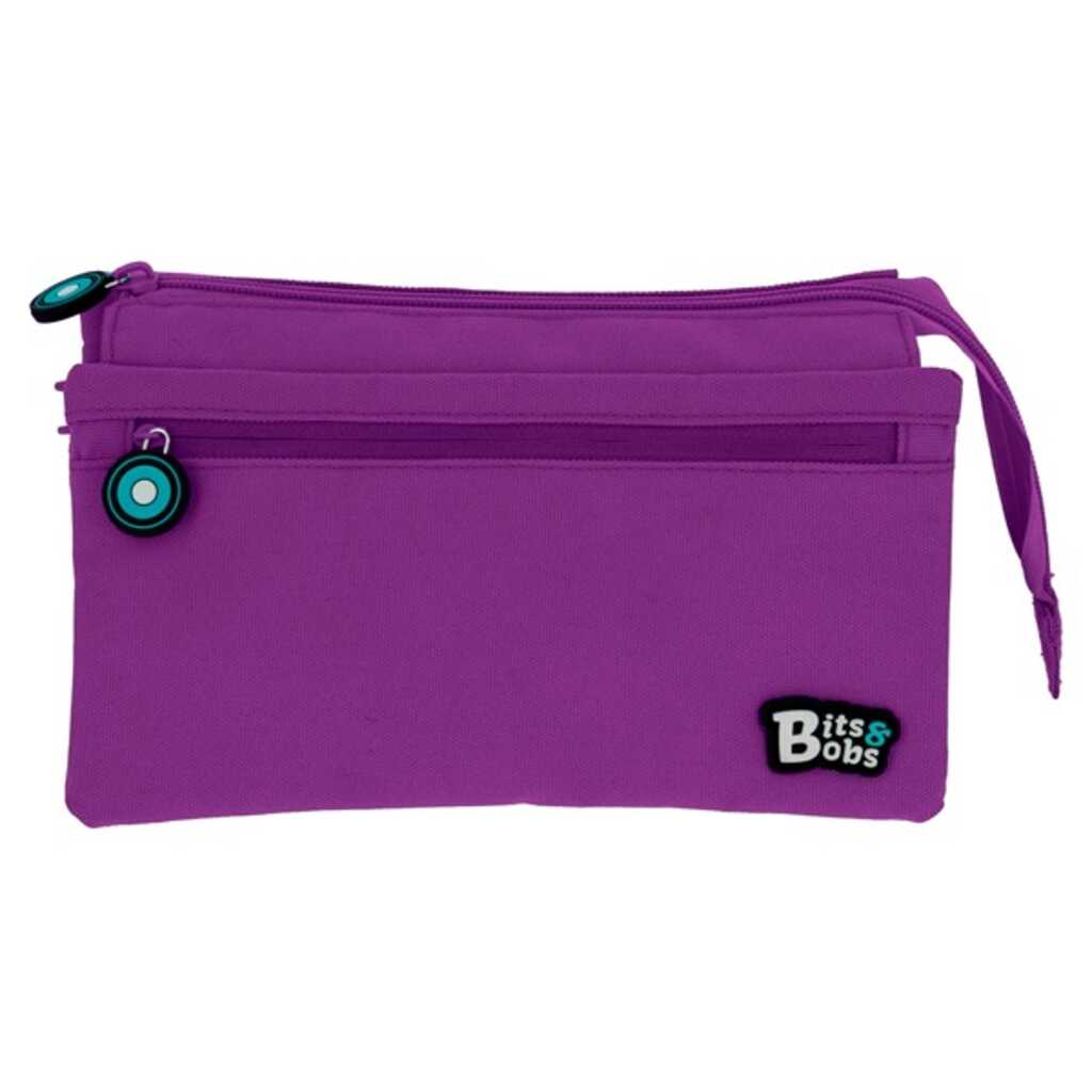 estuche caudruple bits&bots violeta