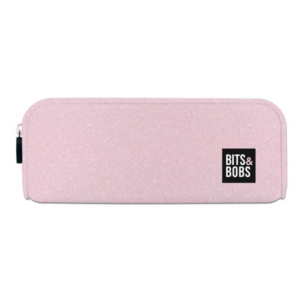 estuche silicona rosa glitter b&b  estuche silicona rosa glitter b&b