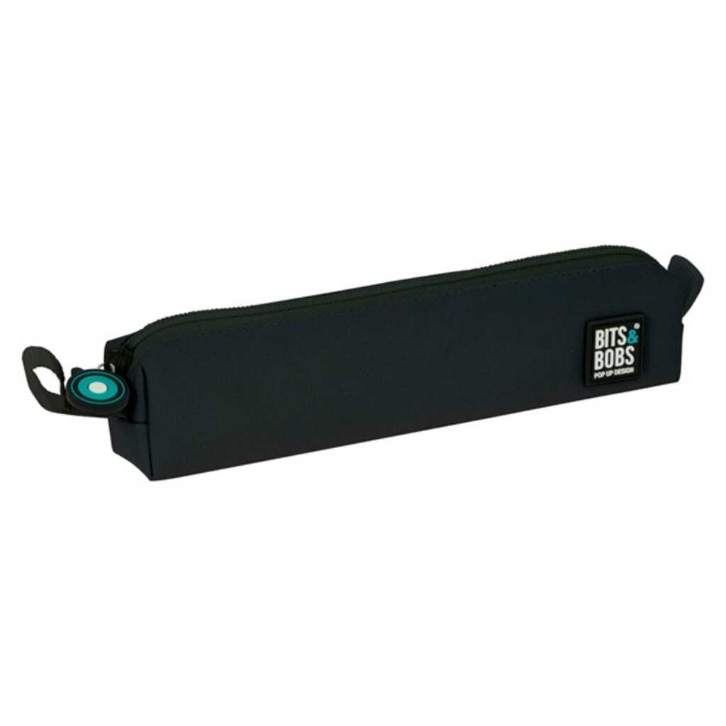 estuche simple cuadrado b&b negro