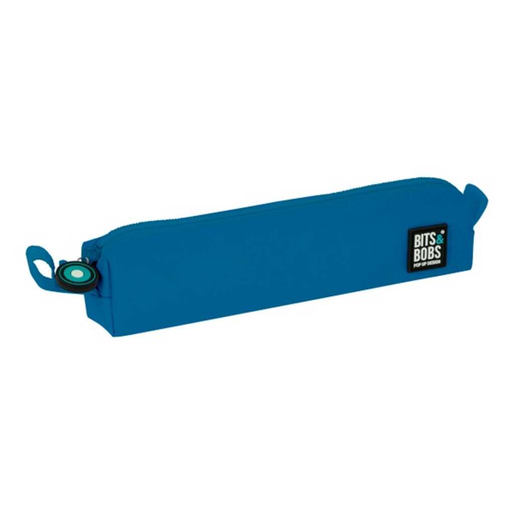 estuche simple cuadrado b&b azul