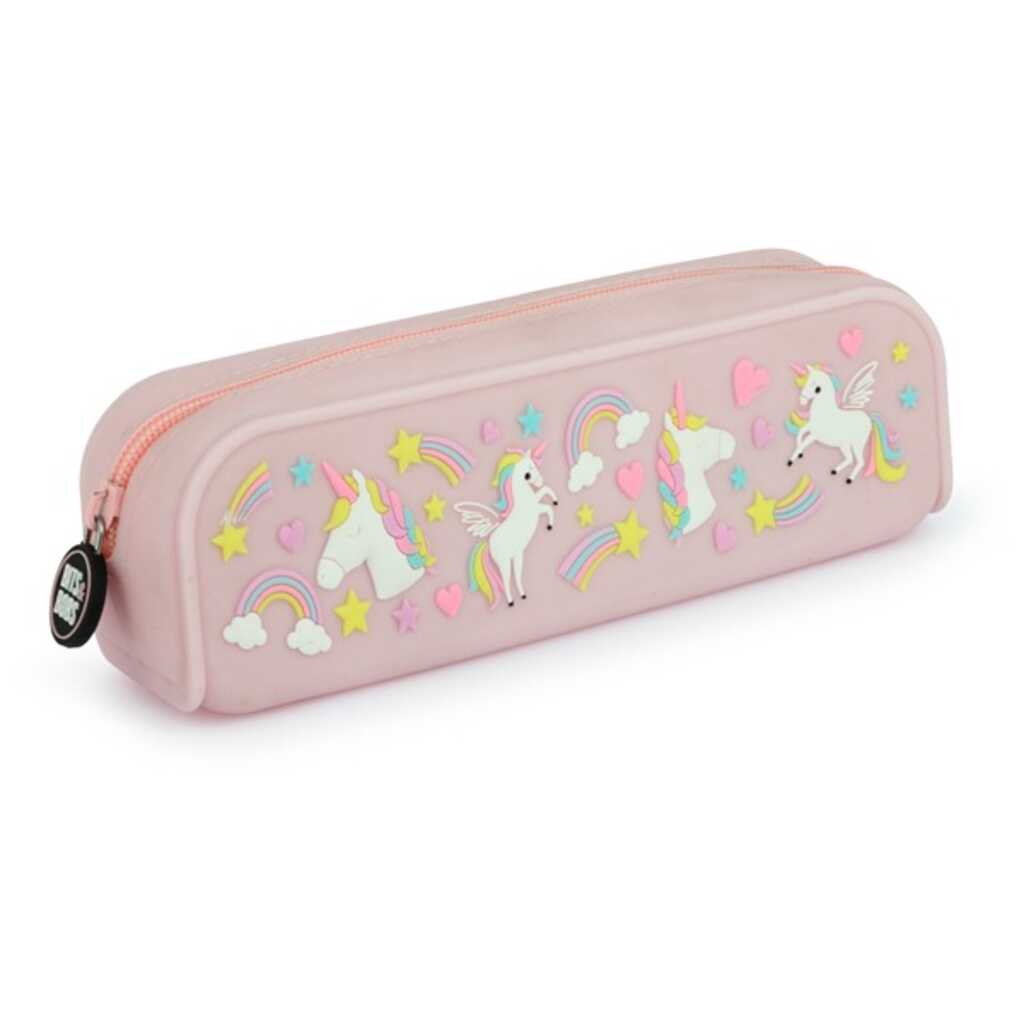 estuche silicona 3d unicornios