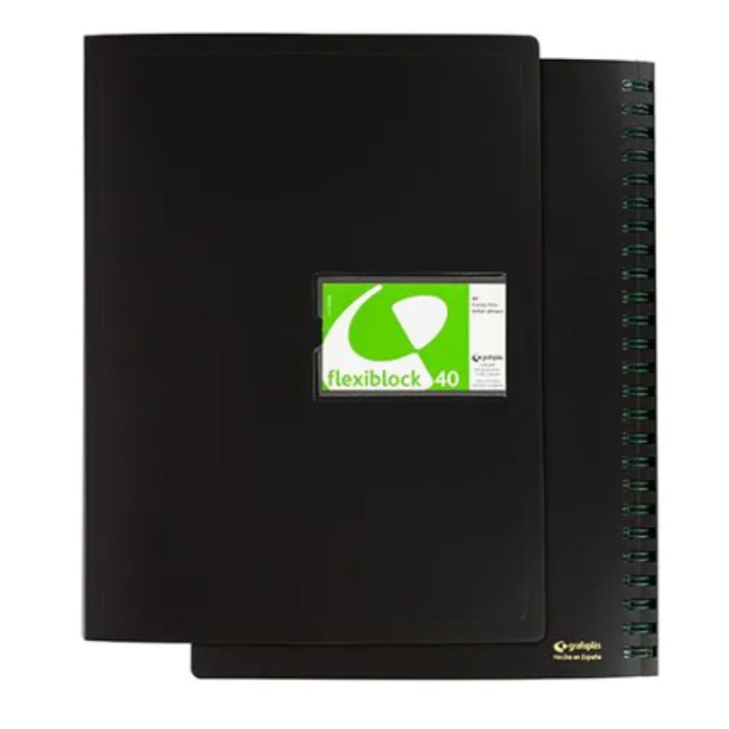 carpeta 40 fundas c/gusanillo oculto