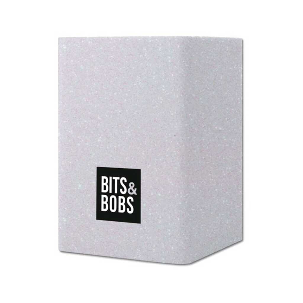 cubilete silicona bits&bob glitter lavan