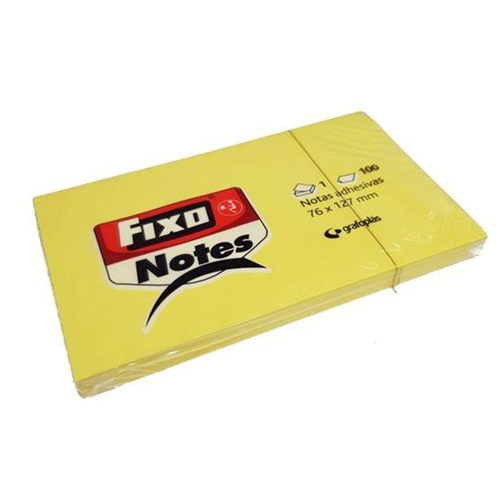 pack 100 notas adhesivas 76x127 amarilla