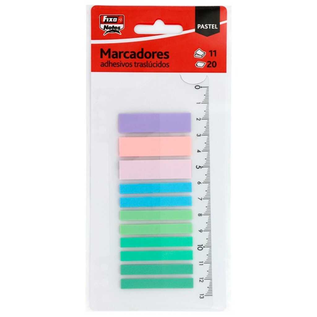pack8 marcadores 25h 12x45mm c/regla
