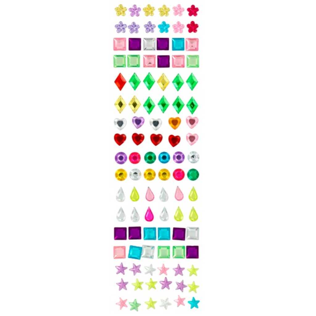 set adhesi.britllants figures colors 3