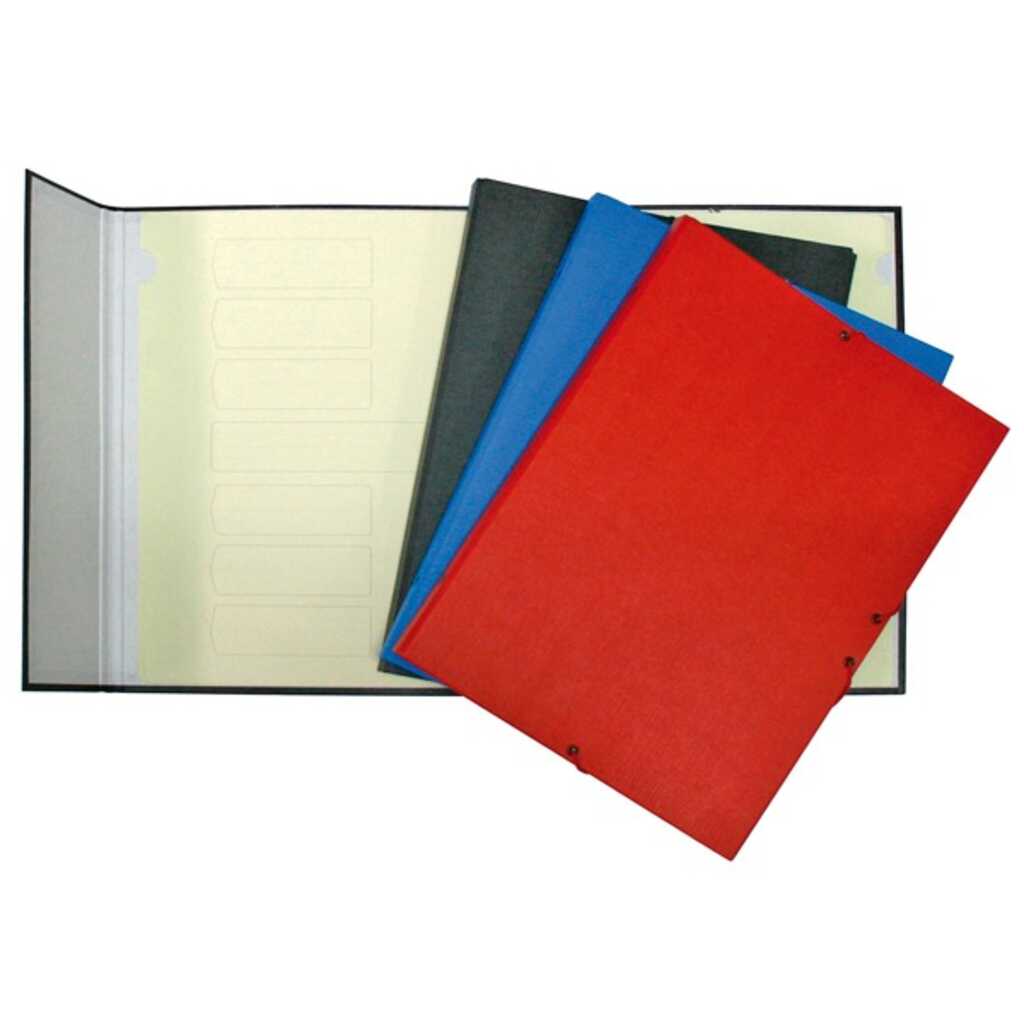carpeta 12 separadores t. folio negra  carpeta 12 separadores t. folio negra