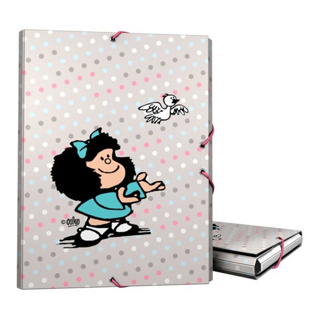 carpeta 3 solapas for. mafalda bird