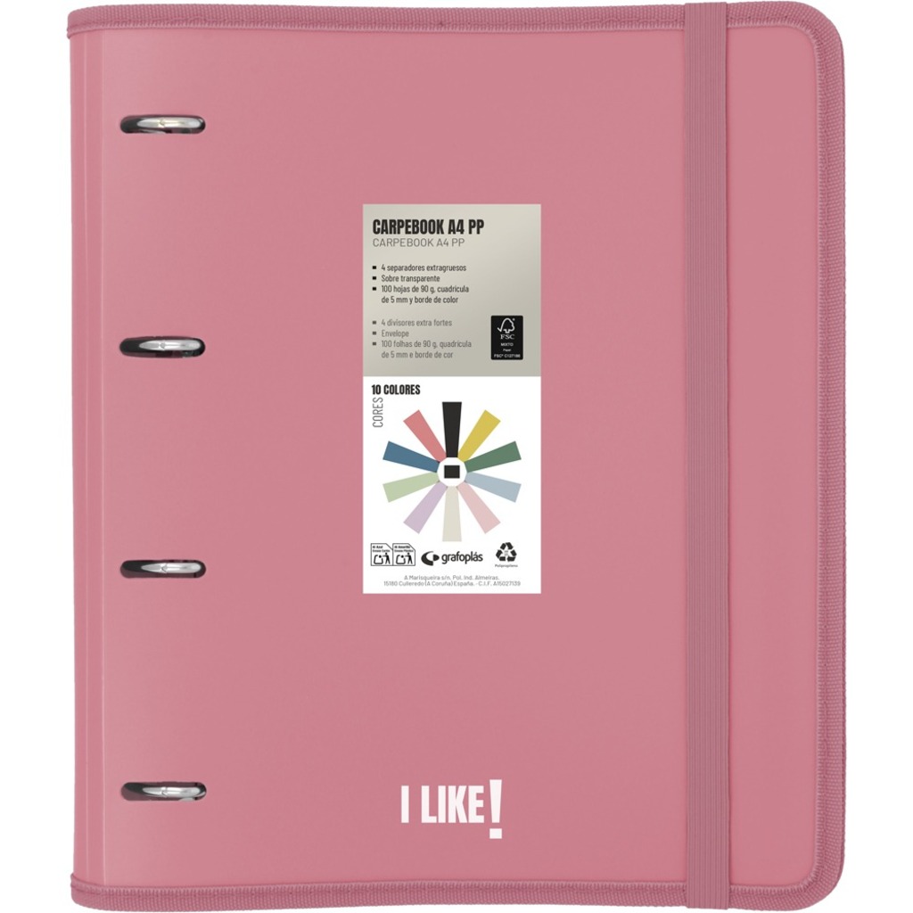 carpebook pp a4 like3 rosa