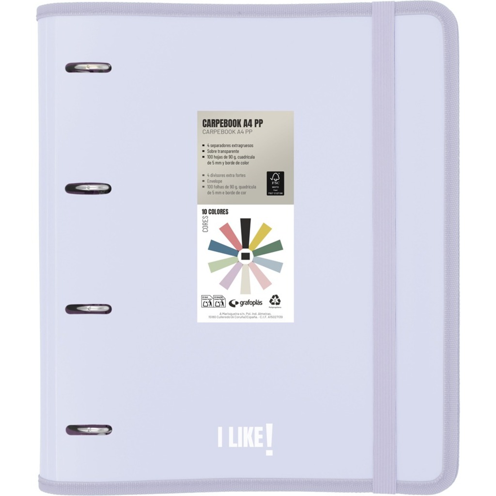 carpebook pp a4 like3 lavanda soft