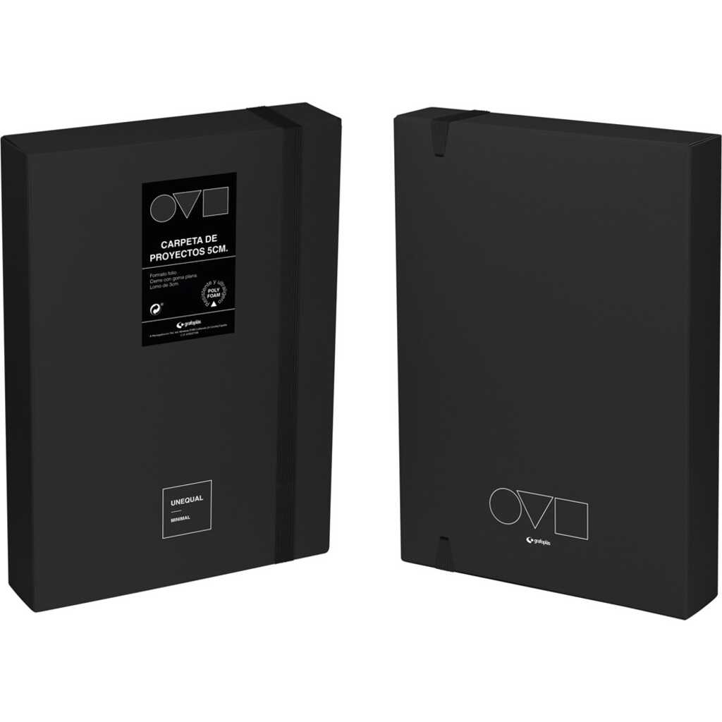 caja proyectos unequal minimal 5cm negro