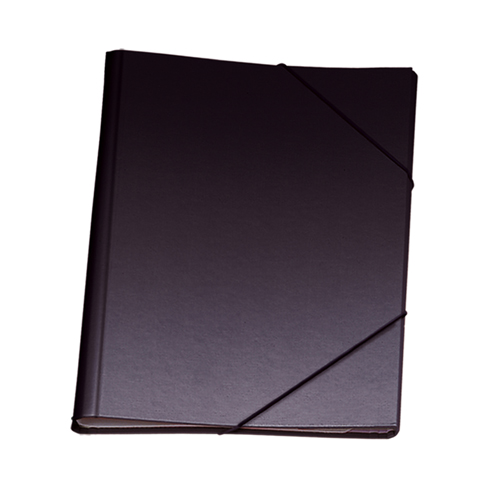 carpeta clasific. plastific. folio negro