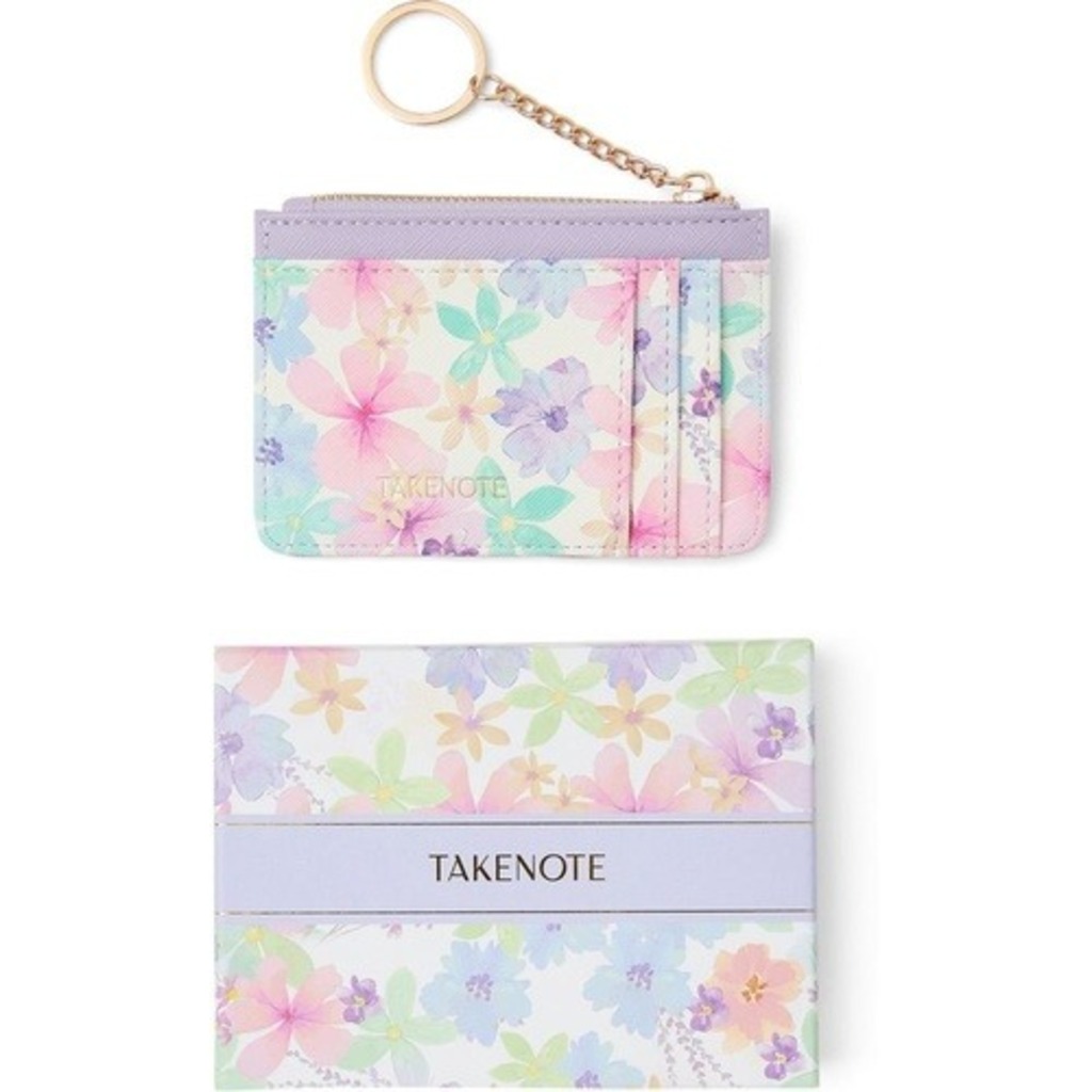tarjetero takenote violet