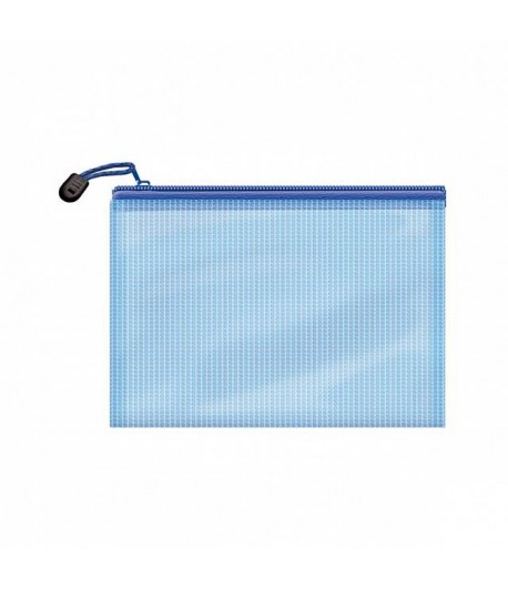 bolsa c/cremallera 17'5x24cm pvc tran/rs