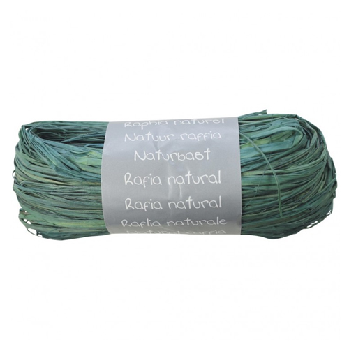 madeja de rafia natural 50gr. turquesa