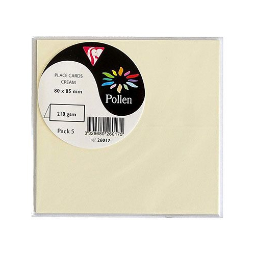 paq.5 tarjetas marca sitio 80x85 marfil