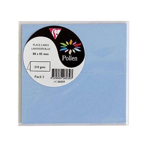 paq.5 tarjetas marca sitio 80x85 lavanda