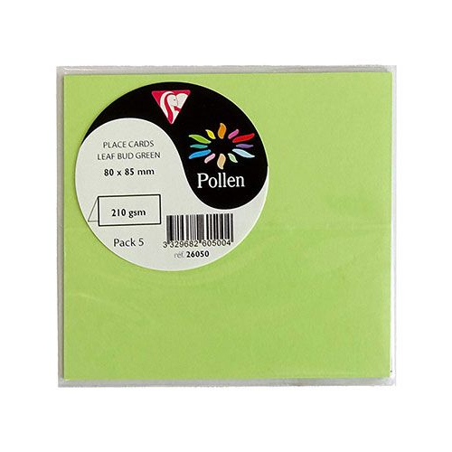 paq.5 tarjetas marca sitio 80x85 yema