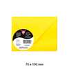 pack 5 sobres 75x100mm 120gr amarillo