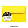 pack 5 sobres 90x140mm 120gr amarillo