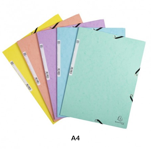 carpeta con gomas a4 carton aquarel surt