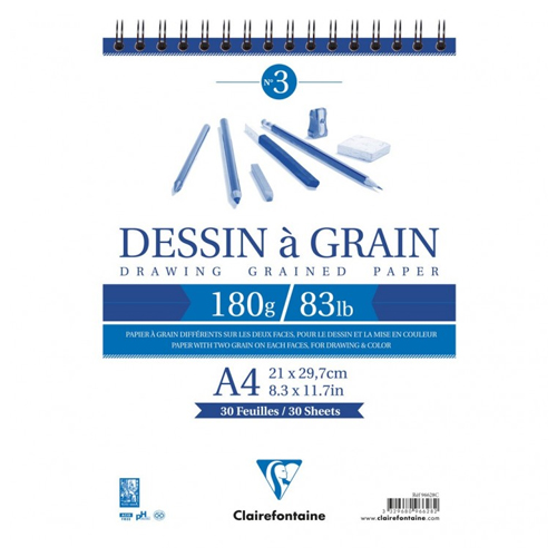 bloc dibujo espiral 30h 180g a5