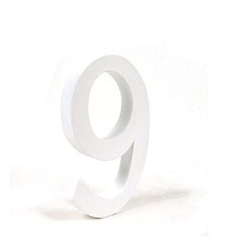 numero de papel mache '9' decopatch