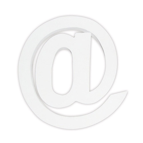 letra 'arroba' decopatch