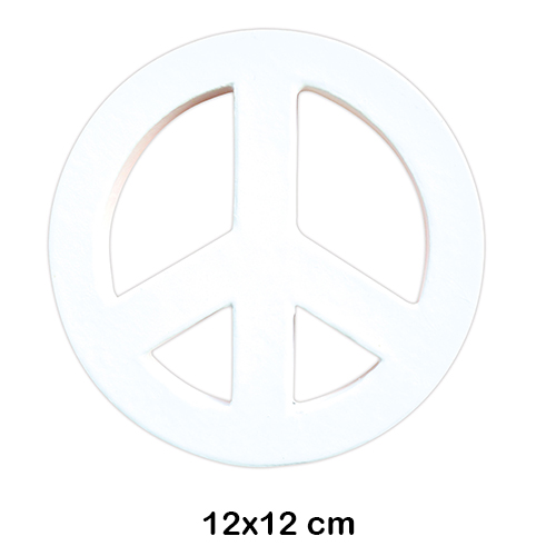 simbolo 'peace and love' decopatch