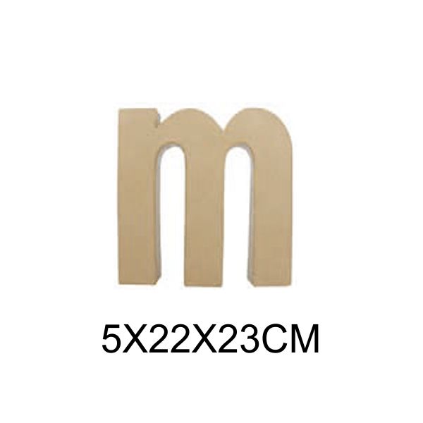 letra 'm' fantasia decopatch