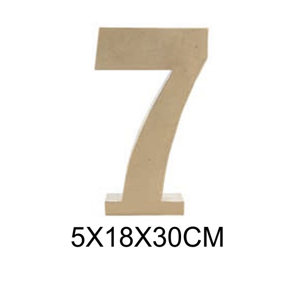 numero '7' fantasia decopatch