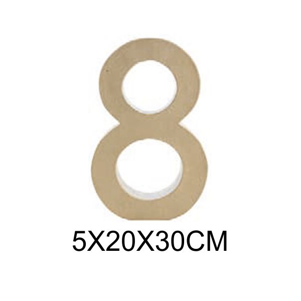 numero '8' fantasia decopatch