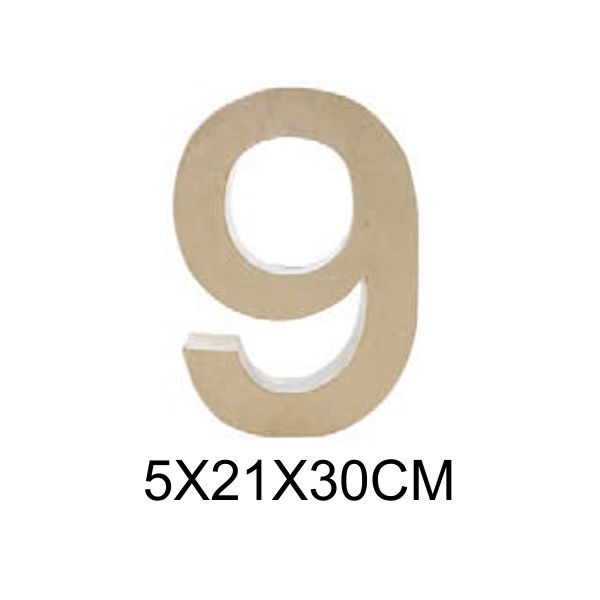 numero '9' fantasia decopatch