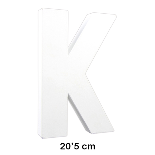 letra 'k' 20.5cm decopatch