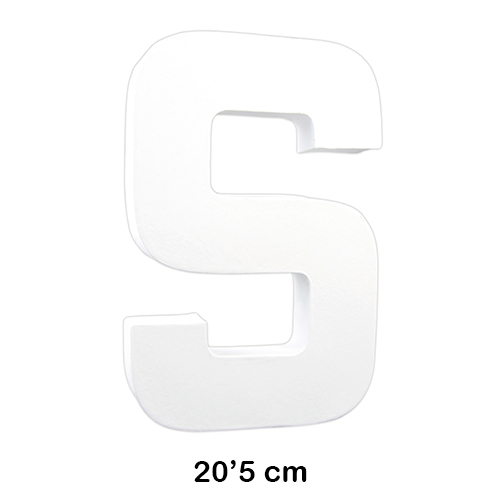 letra 's' 20.5cm decopatch