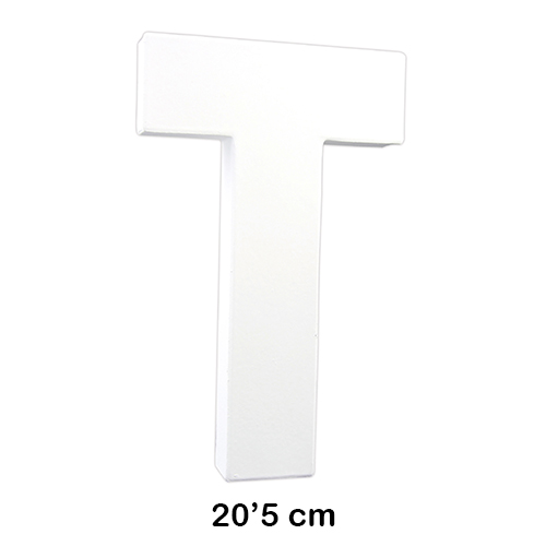 letra 't' 20.5cm decopatch