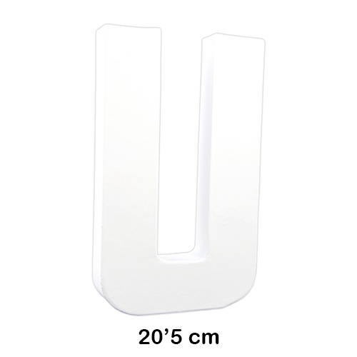 letra 'u' 20.5cm decopatch