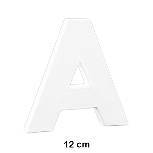 letra 'a' 12cm decopatch