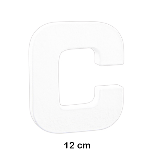 letra 'c' 12cm decopatch