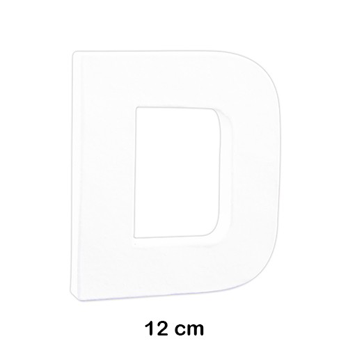 letra 'd' 12cm decopatch